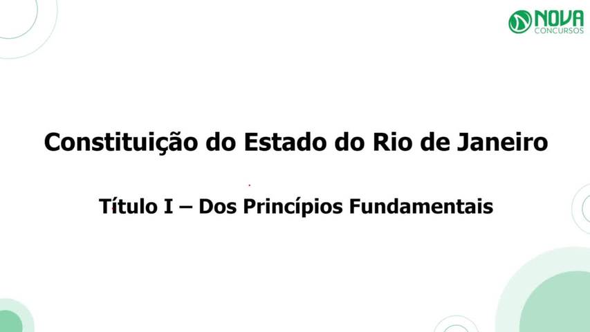 Dos Princípios Fundamentais