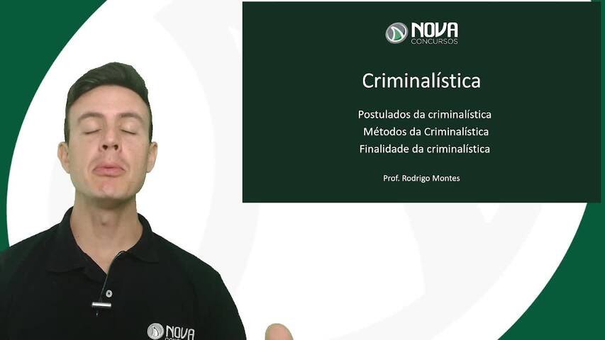 Postulados, Métodos e Finalidade da Criminalística